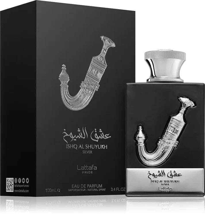 Ishq Al Shuyukh Silver, Lattafa 100ml
